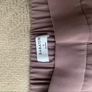Aritzia Babaton Pale Pink Trousers